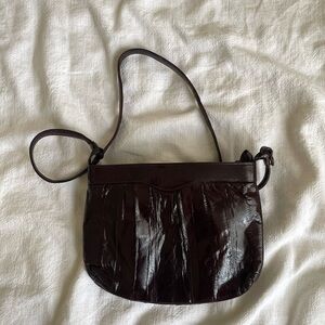 Vintage 1970s Eel Skin Bag